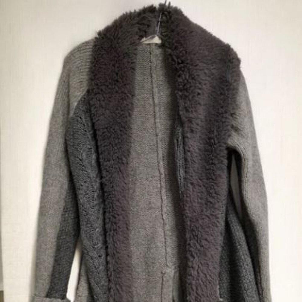Anthropologie Sleeping On Snow Women's Gray Cardigan